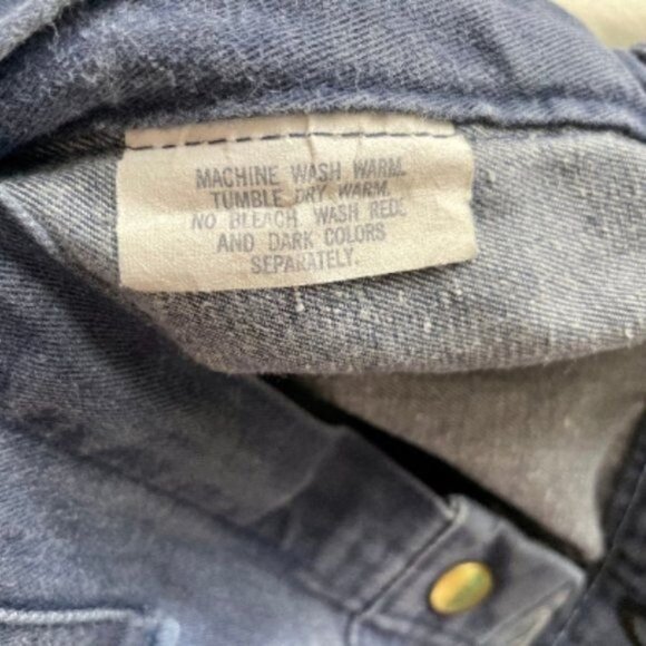 Vintage 1970s Ely Bell Bottoms Jeans with Cyclists High Waist Size 26 Sz S retro - Picture 10 of 10